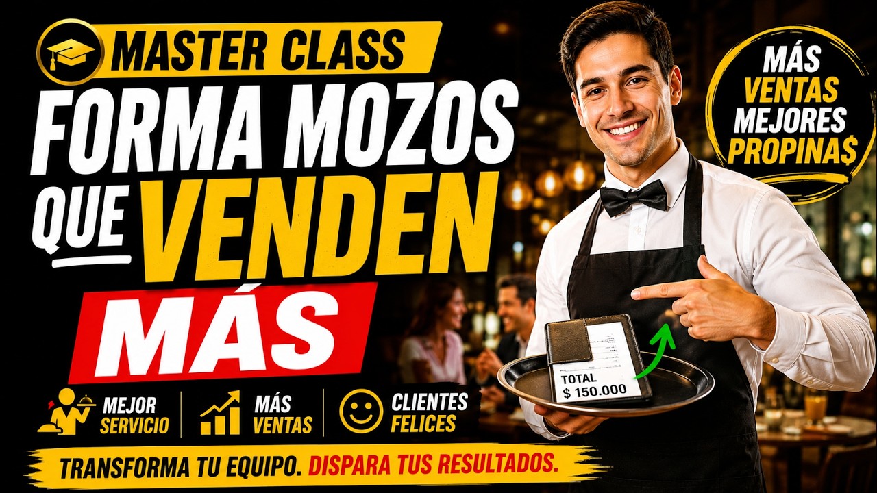 Master Class Aprende a Capacitar Camareros  [Suscriptores]