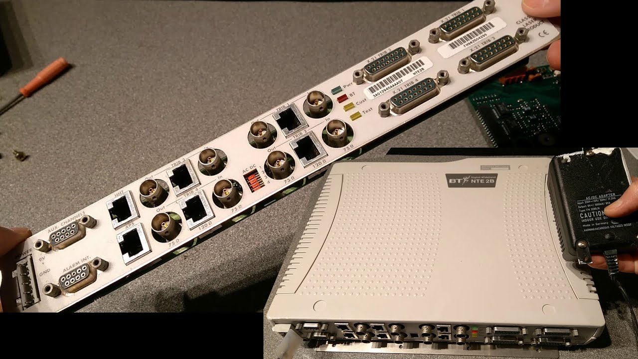 BT Digital Wideband NTE 2B ISDN(?) termination equipment.