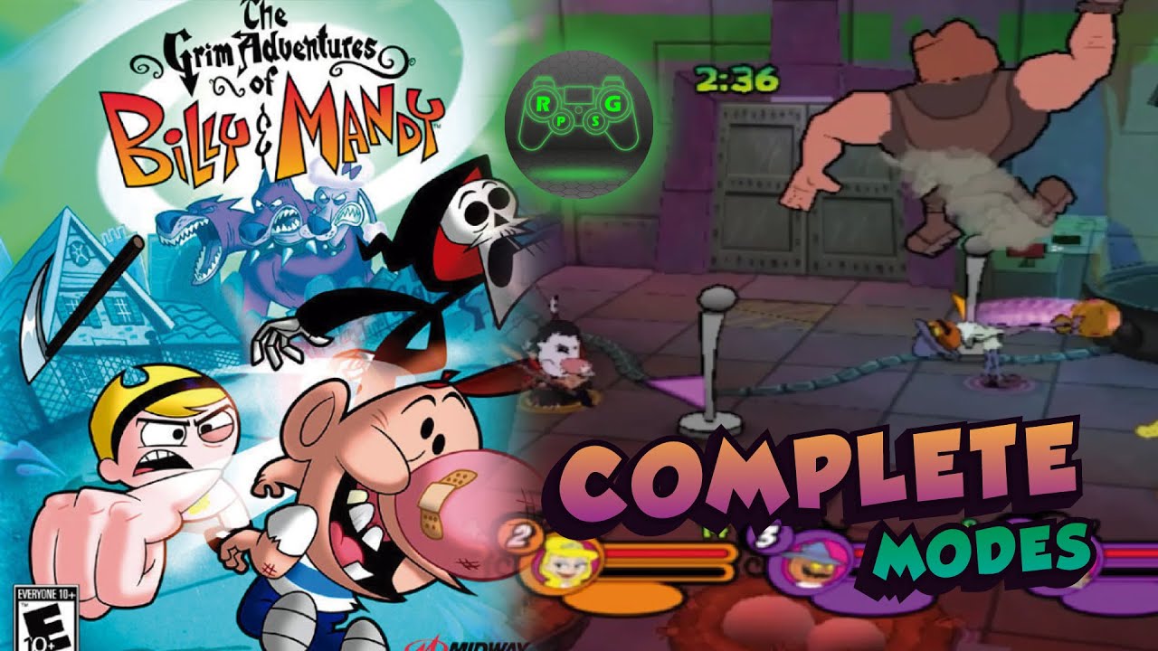 The Grim Adventures of Billy & Mandy (PS2)  Super Smash Game! - 2 Modes