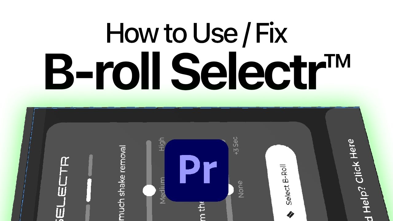 Как использовать плагин AI B-Roll Selectr™ | Учебное пособие по Premiere Pro