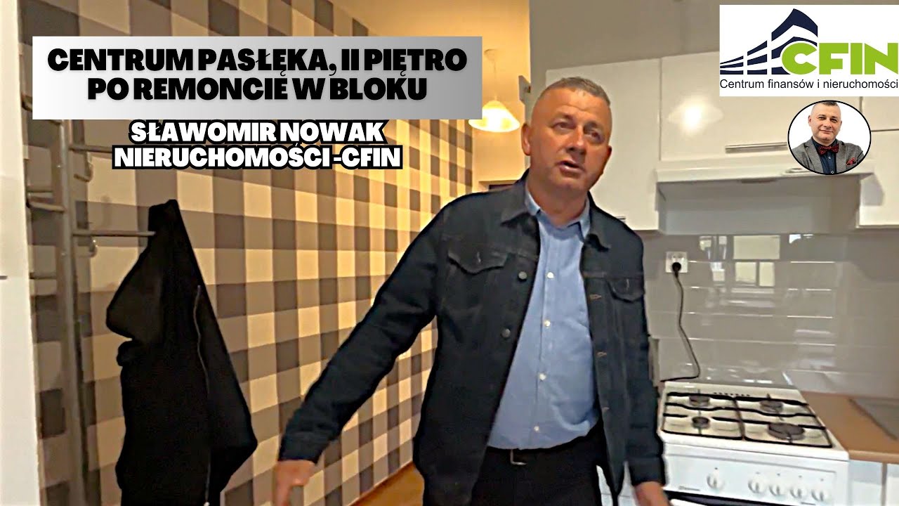 Pasłęk centrum - Mieszkanie po remoncie 40,31m2 z balkonem i dużą piwnicą na sprzedaż!