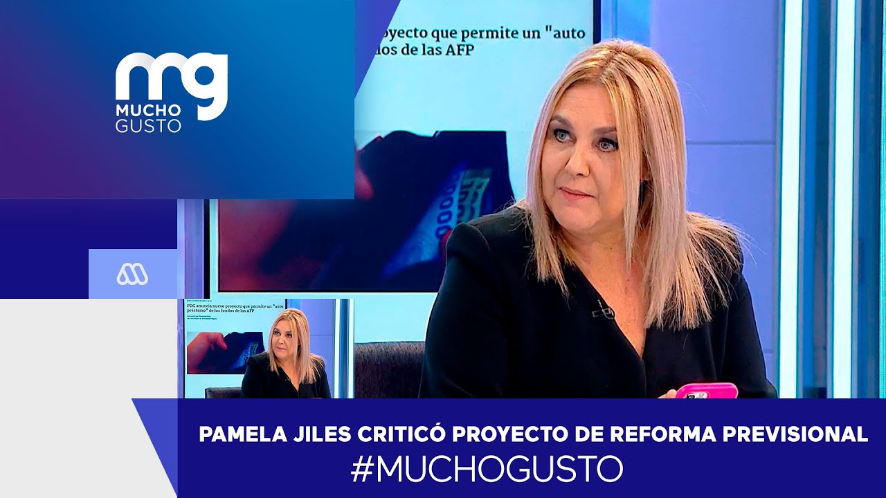 #MuchoGusto / Pamela Jiles indica que reforma previsional terminaría con los retiros de las AFP