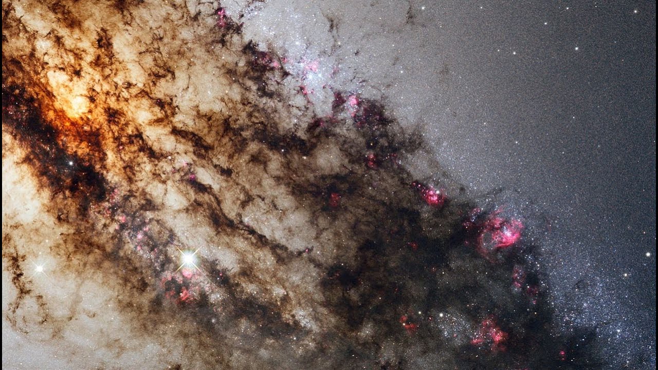 Warped Galaxy in Turmoil