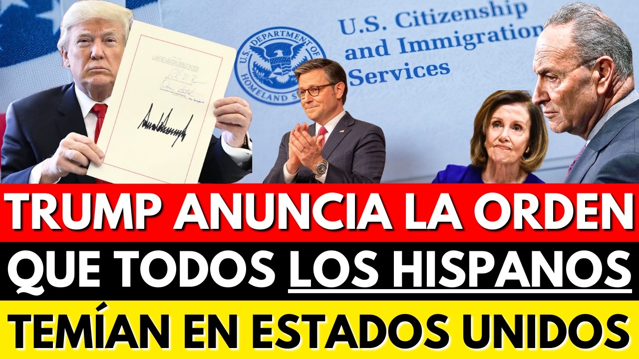 HACE MINUTOS: TRUMP DA LA ORDEN MAS TEMIDA POR TODOS LOS INMIGRANTES HISPANOS EN EE.UU.