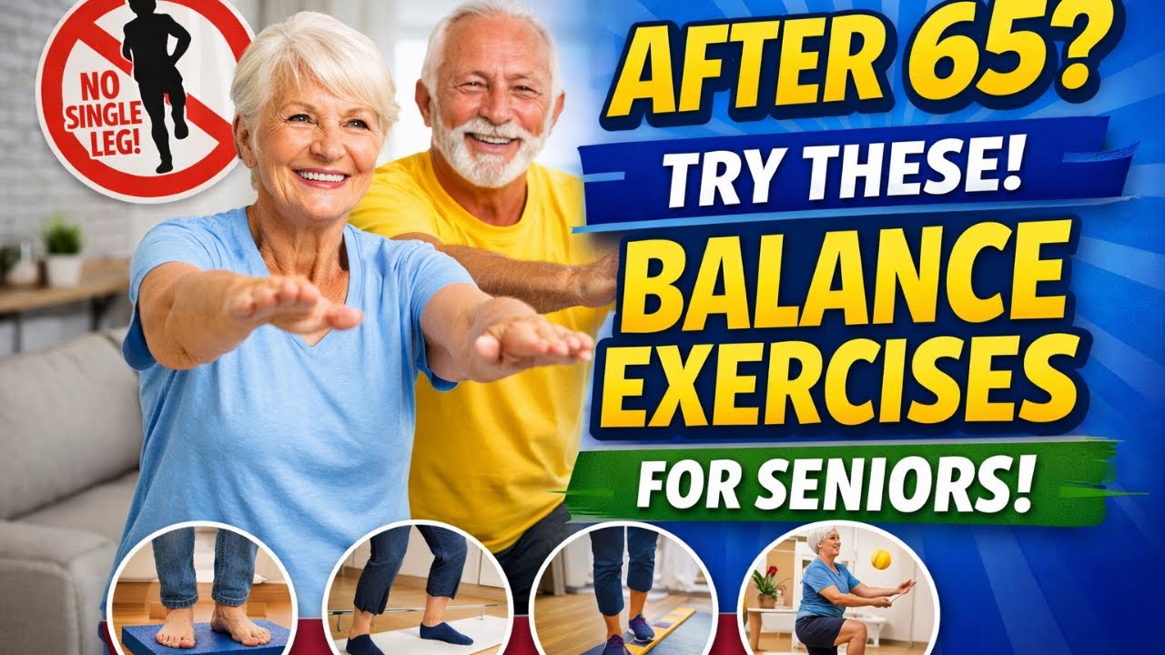 After 65, Stop Relying on Single-Leg Exercises — Do These 4 Balance Drills Instead”