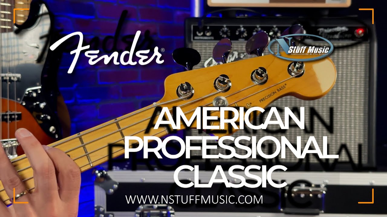 Совершенно новая линейка бас-гитар Fender American Professional Classic!
