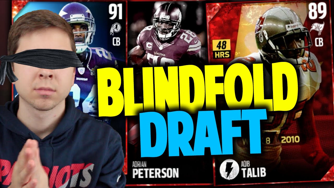 EPIC BLINDFOLDED DRAFT! MADDEN 17 DRAFT CHAMPIONS CHALLENGE!