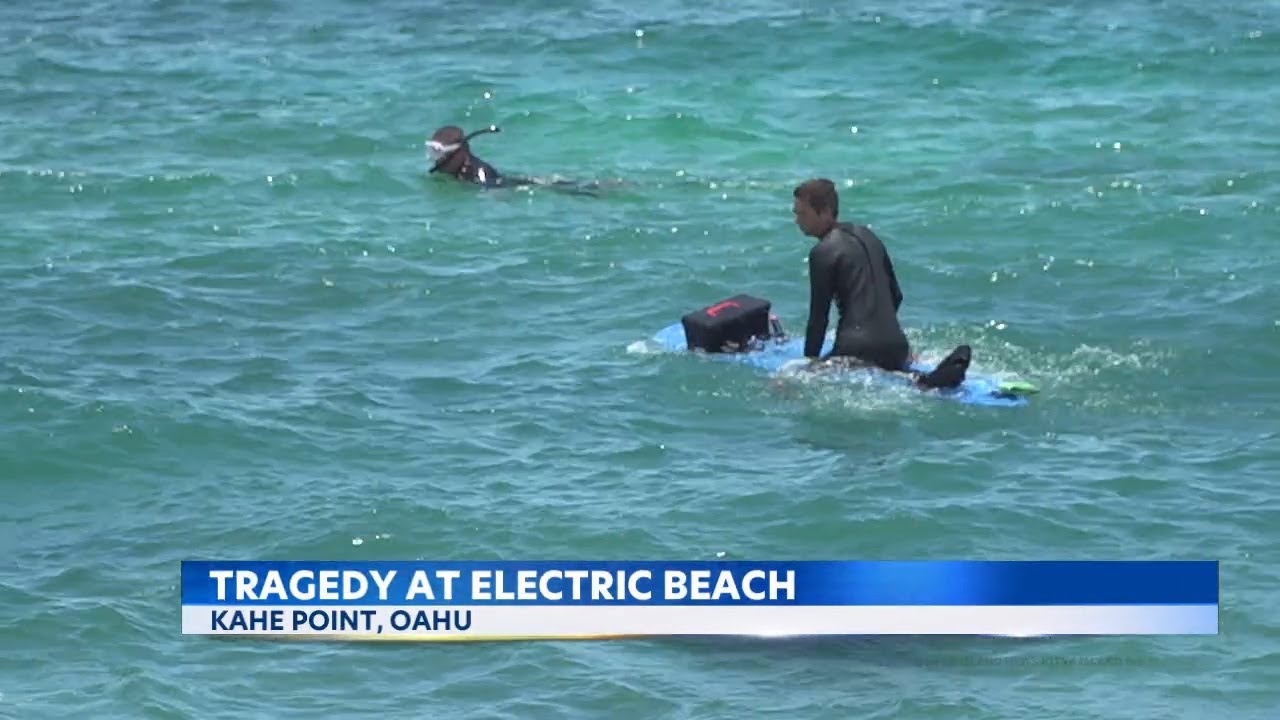 Tragedy at Electric Beach after honeymooner drowns and thieves steal couple's car and belongings