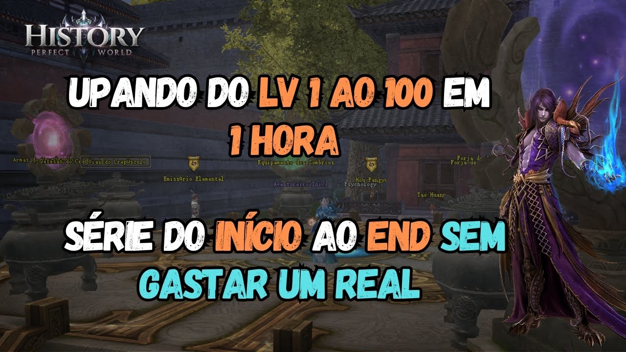 PERFECT WORLD [HISTORY] - CRIANDO PSY DO ZERO (UP RÁPIDO SEM GASTAR NADA) - DICAS PARA INICIANTES