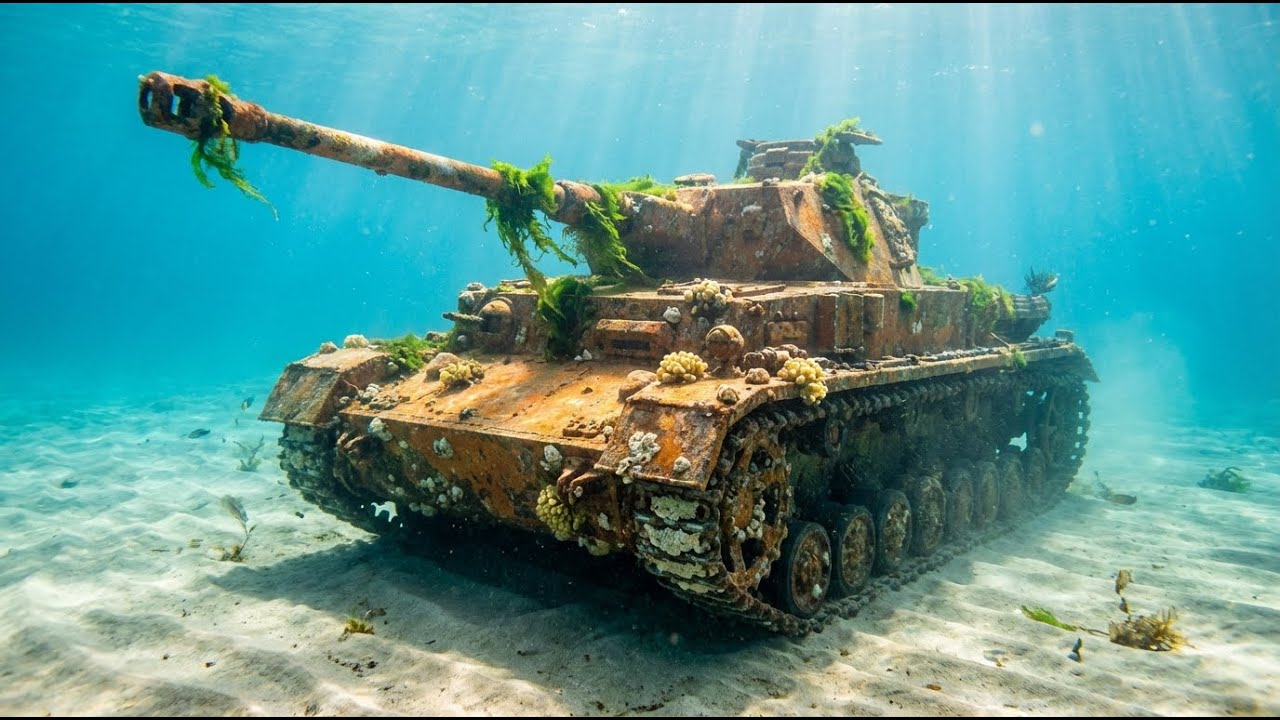 Complete Restoration of a Tiger Tank Abandoned for 40 Years at the Bottom of the Sea