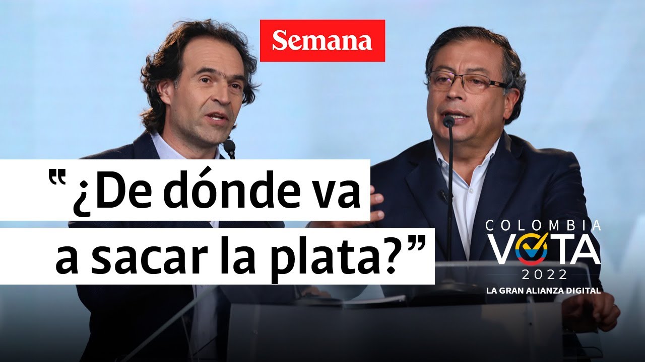 Gustavo Petro le explica a Fico la propuesta de un subsidio de $500.000 | Elecciones 2022