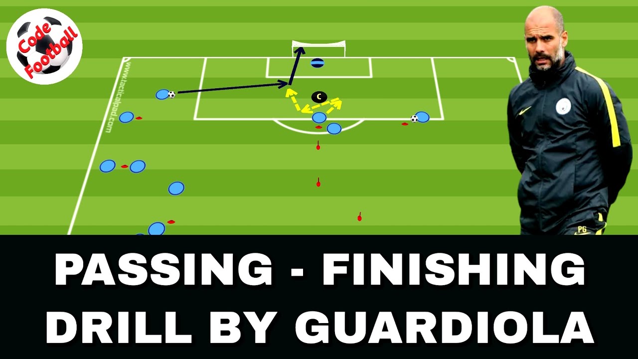 Passing - finishing exercise by Pep Guardiola!