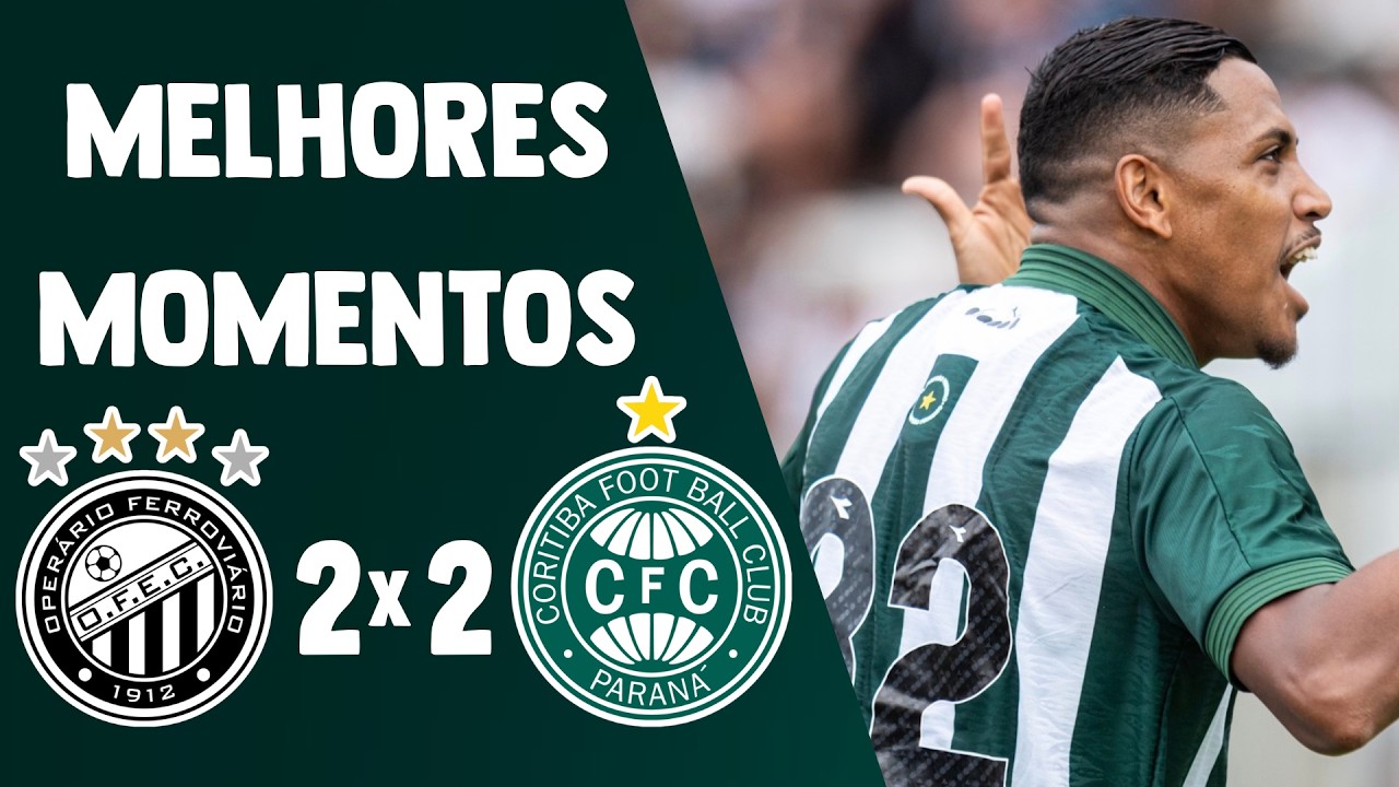 OPERÁRIO 2 X 2 CORITIBA | MELHORES MOMENTOS | CAMPEONATO PARANAENSE 2026
