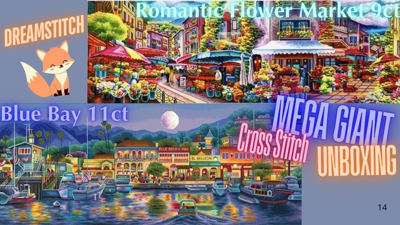 MEGA GIANT Cross Stitch kit - Dreamstitch - Unboxing