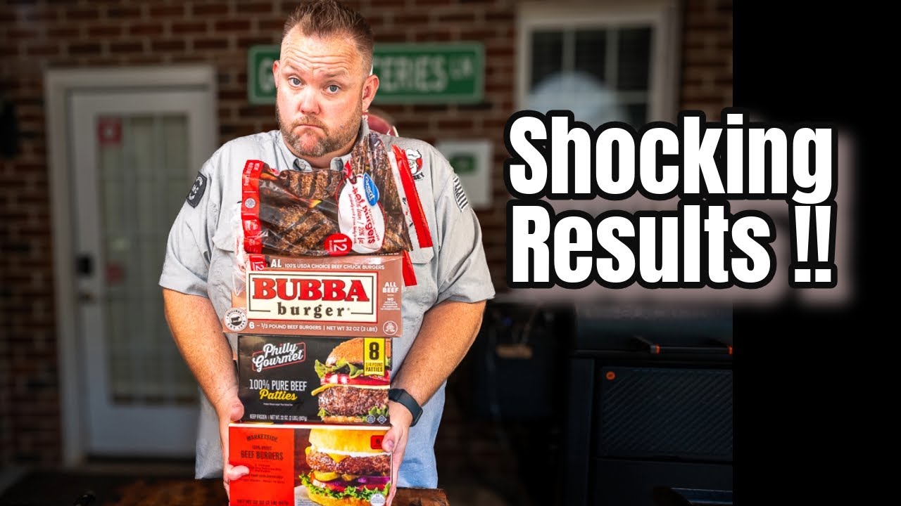 I Tested Frozen Burgers To See What's Best!!