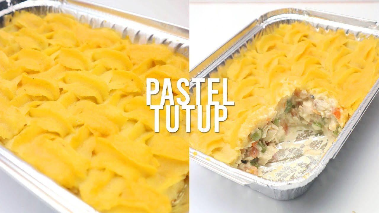 PASTEL TUTUP, ISIAN AYAMNYA GURIH CREAMY DENGAN KENTANGNYA YANG LEMBUT // POTATO CHICKEN POT PIE