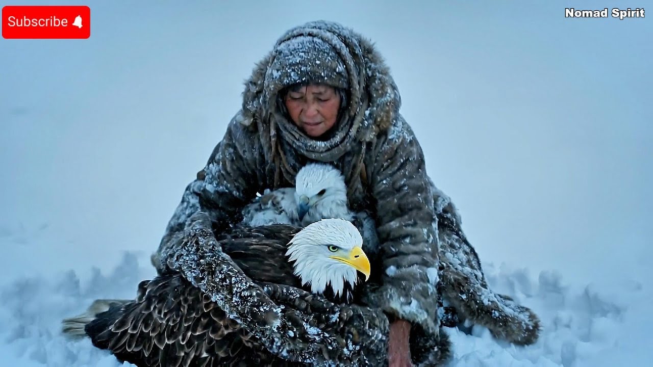 At −71°C in Siberia, an Elderly Woman Rescues a Mother Eagle and Her Chick | True Survival Story