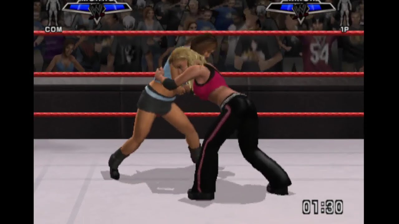WWE Smackdown vs Raw 2007: Trish Stratus vs Melina