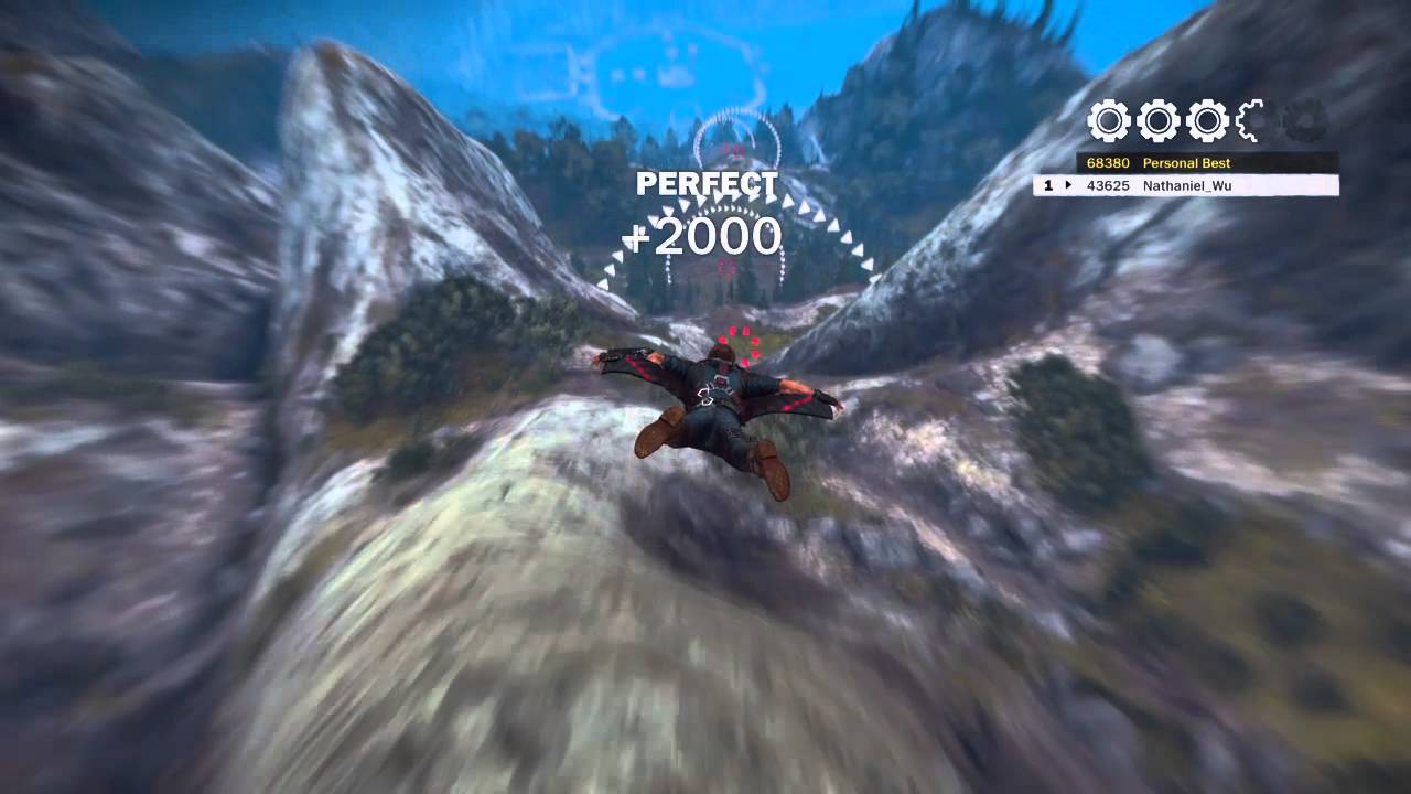 Just Cause 3 - Wingsuit Challenge: Maxime Tour, Perfect Run