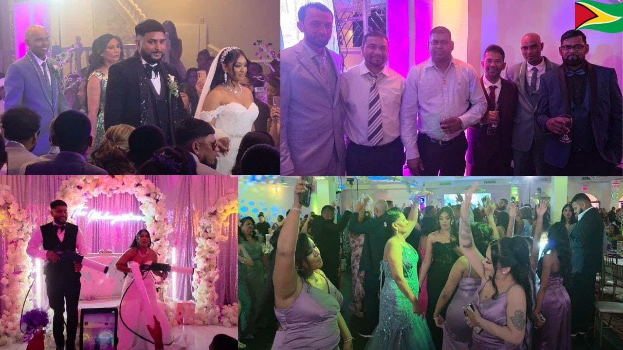 🇬🇾Aarif & Tausha Wedding Reception New York City Style / Entertainment At It's Fullest #2025 🇬🇾