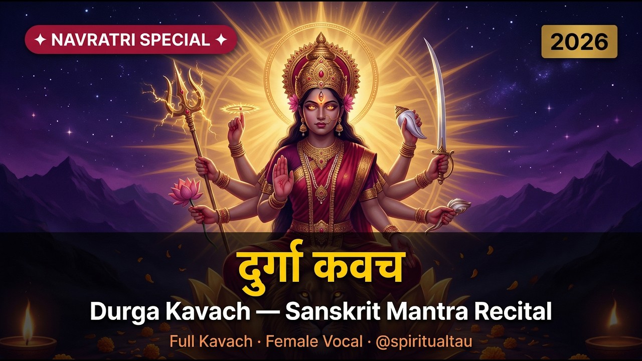 Durga Kavach Durga Kavach &mdash; Full Sanskrit Recital | Navratri Special 2026