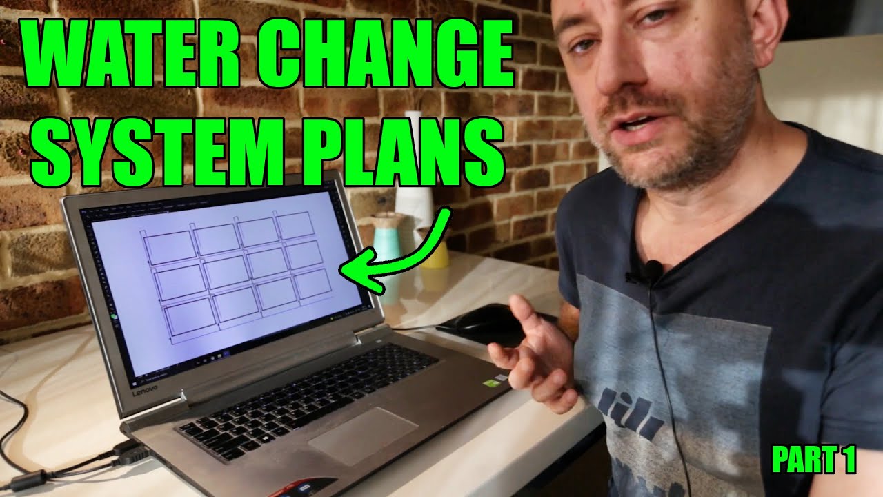 Fish Room Water Change System - Part 1 - No drilling