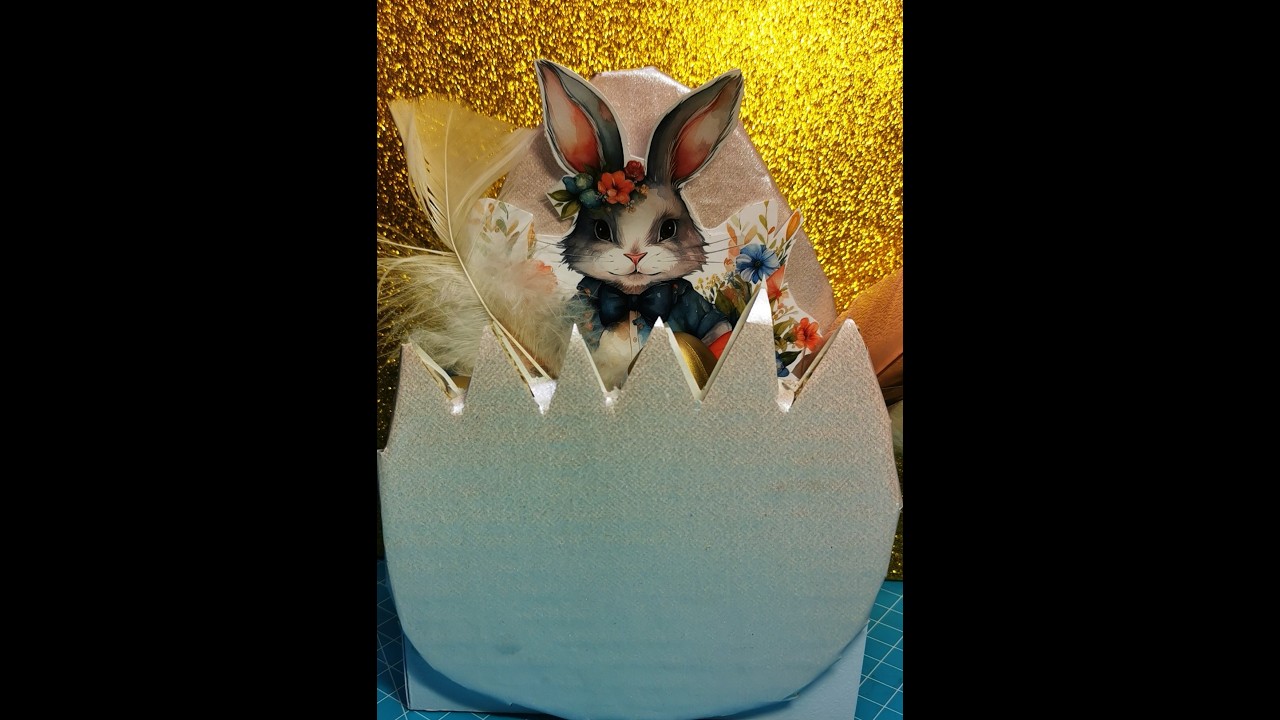 Ostereikörbchen selber machen #Papier #smallbusiness #bastelanleitung