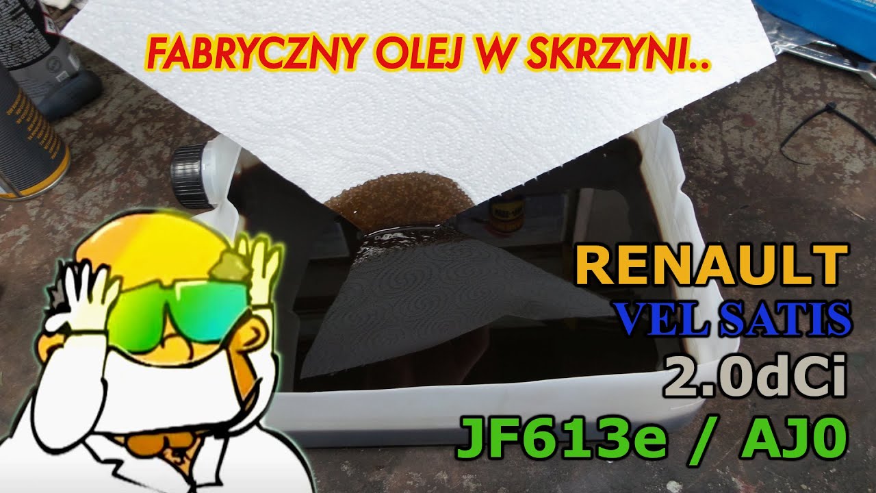 Renault Vel Satis - Pozakupowy serwis olejowy AJO/JF613e, M9R