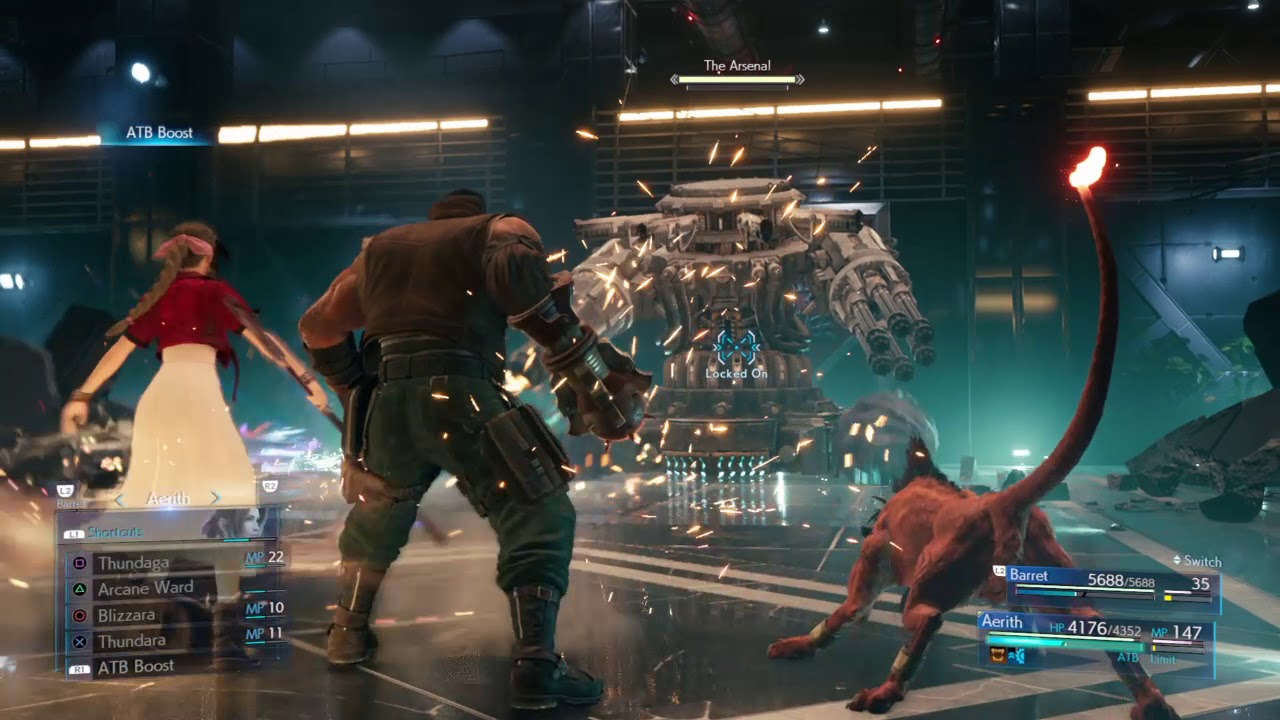FF7 Remake - Arsenal Hard mode [Previous World Record (1:36)]