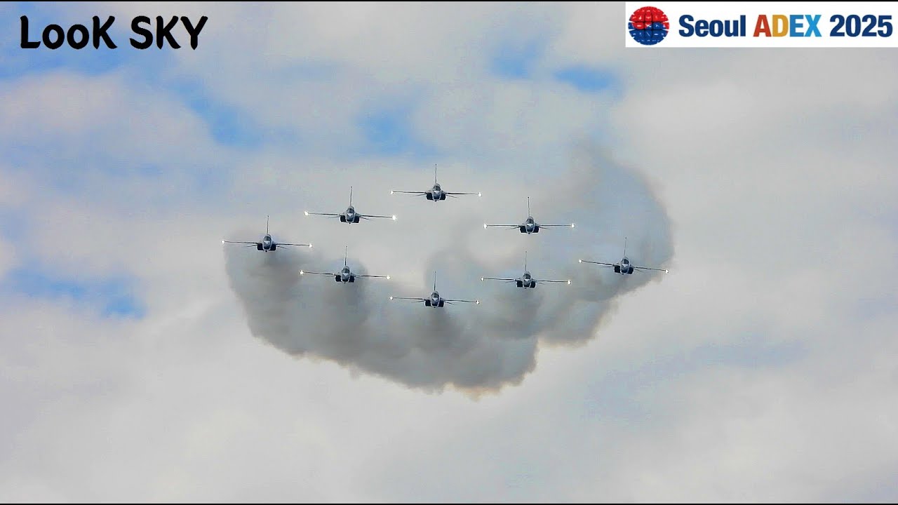 (LooK SKY) Seoul Adex 2025 air show full version (서울 아덱스 2025 에어쇼 풀영상) - 2023 아덱스 U2 정찰기 비행 포함