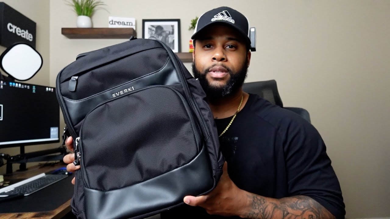EVERKI Onyx Premium Laptop Backpack Review | High Quality Travel Backpack
