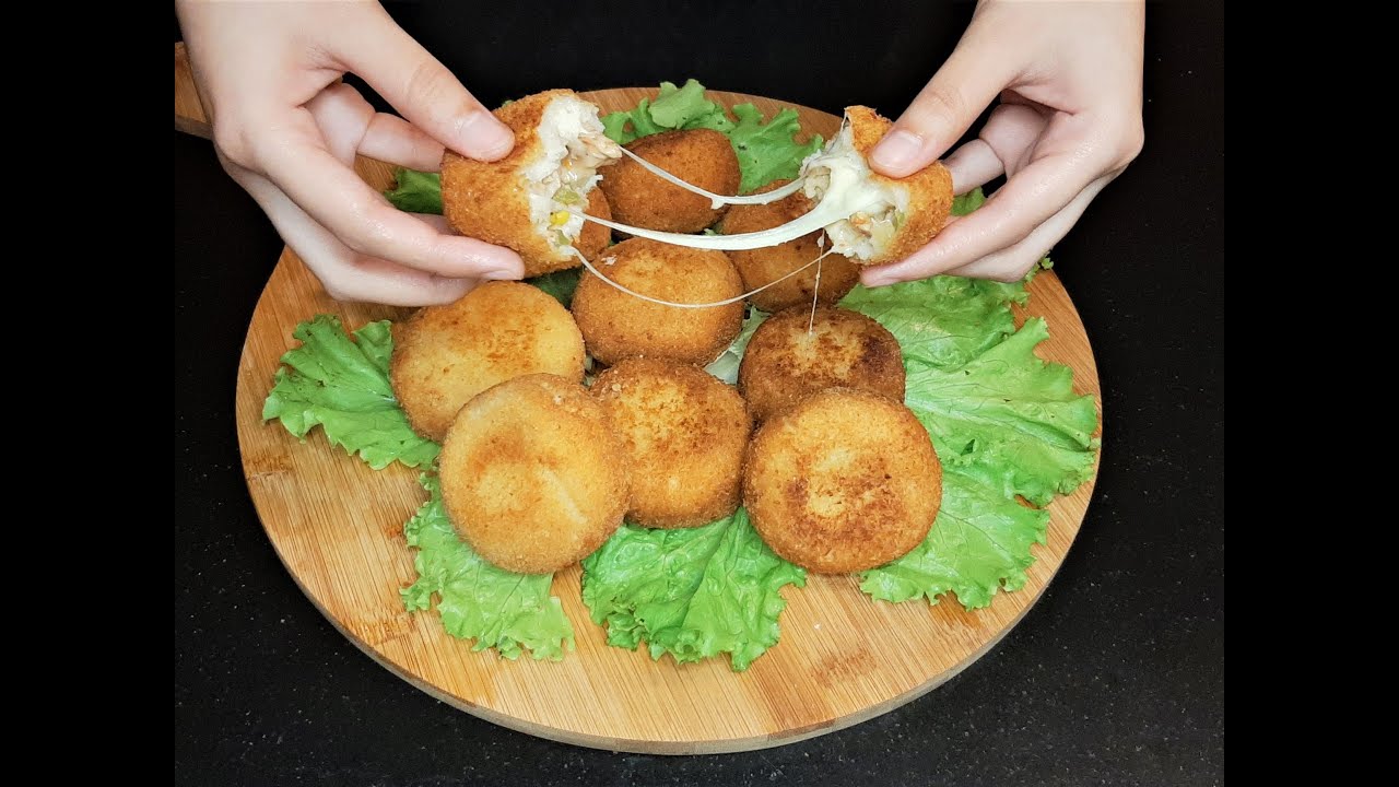 Bread Balls Two Ways | Chicken and Mayo Bread Balls | Pizza Bread Balls | The Cooking Block