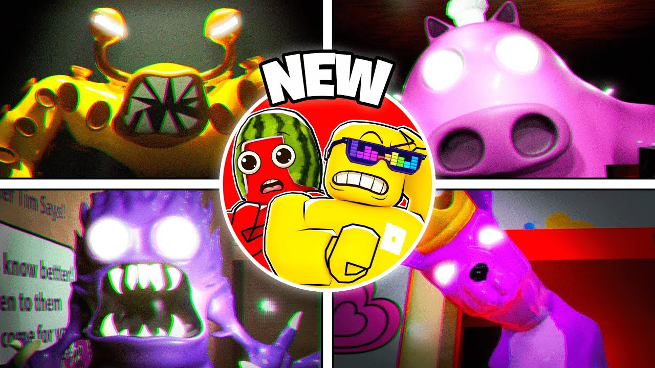 ALL GARTEN OF BANBAN CHAPTER 3 JUMPSCARES and BOSSES!