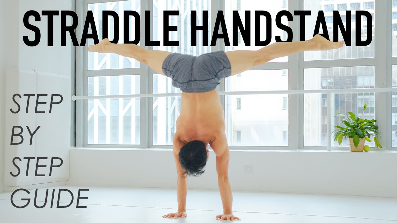 Straddle Handstand - A Step-By-Step Guide (Follow Along) #handstandtips #handstandtutorial #straddle