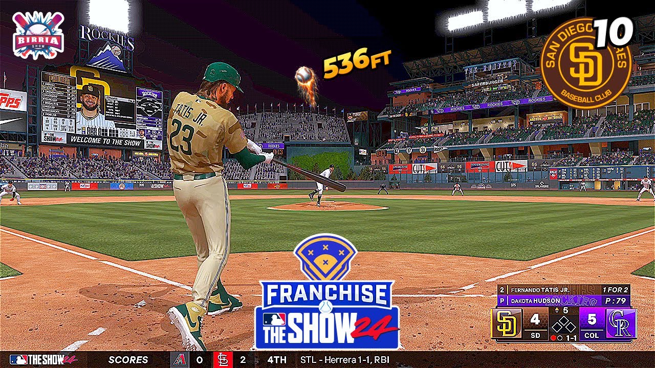 MLB The Show 24: «Сан-Диего Падрес» против «Колорадо Рокиз» | Эпический матч | Режим франшизы №10...