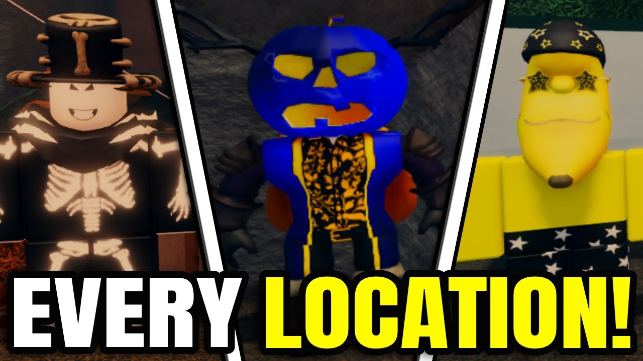 ALL 4 *NEW HALLOWEEN QUEST NPC* LOCATIONS in FISCH! (UPDATED FULL GUIDE)