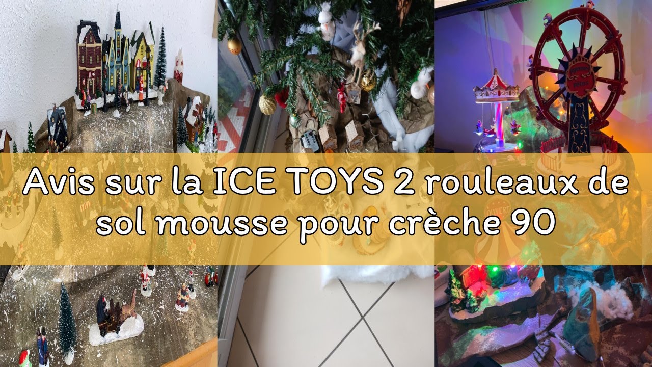 Avis sur la ICE TOYS 2 rouleaux de sol mousse pour crèche 90 x 24 cm avec adhésif (tapis mousse adhé