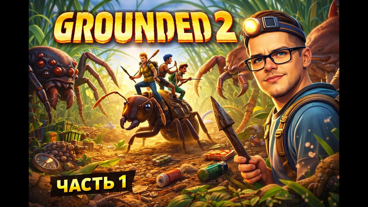 GROUNDED 2 — ДОРОГАЯ, Я УМЕНЬШИЛ ДЕТЕЙ! 🐜 Выживание среди насекомых | Часть 1