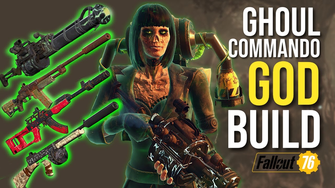 Ghoul Commando GOD BUILD – Бесконечные AP и безумный DPS! | Fallout 76