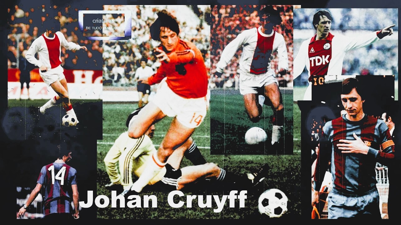 johan cruyff  Dribbling , Goals Compilation