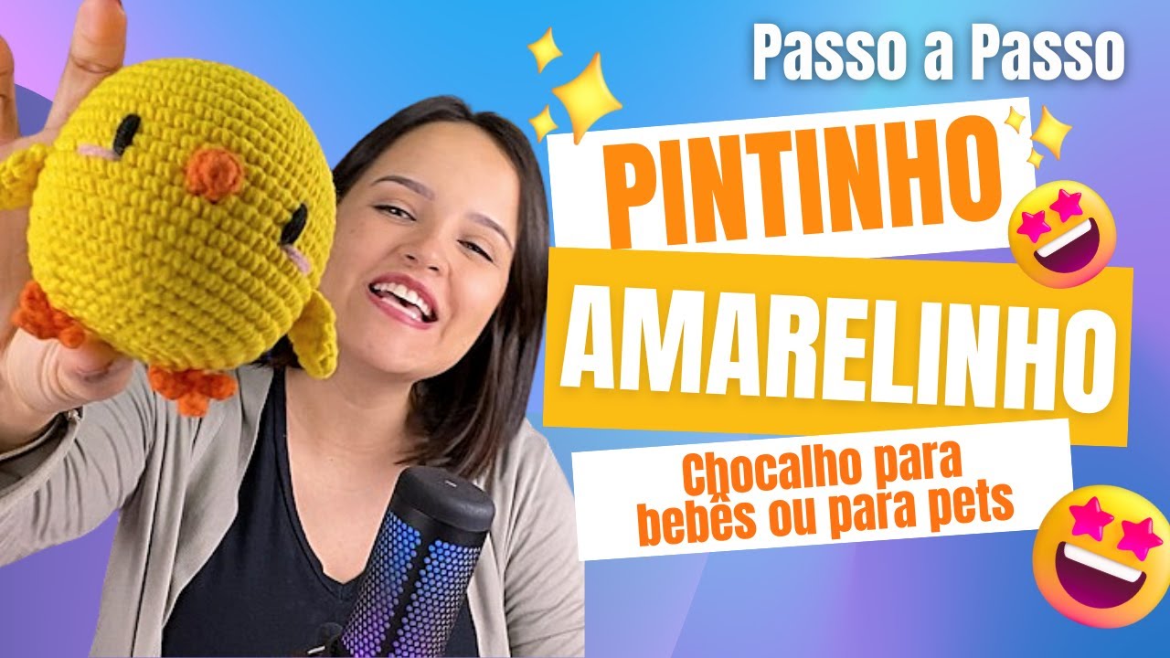 CHOCALHO DE AMIGURUMI SUPER FÁCIL E BARATO