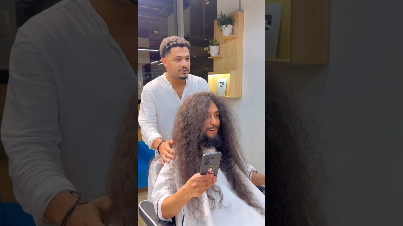Desde el 2017 sin cortarse el cabello😱 | SUSCR&Iacute;BETE para tutorial #haircut #cambiodelook