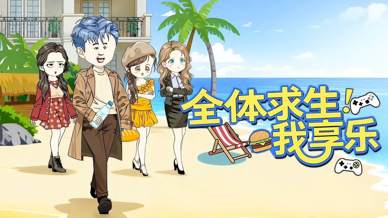 【一口氣看完】和美女總裁墜機荒島，我竟覺醒造物主技能！別墅豪車隨手造，物資堆成山，這座荒島我稱王！#沙雕動漫 #沙雕動漫