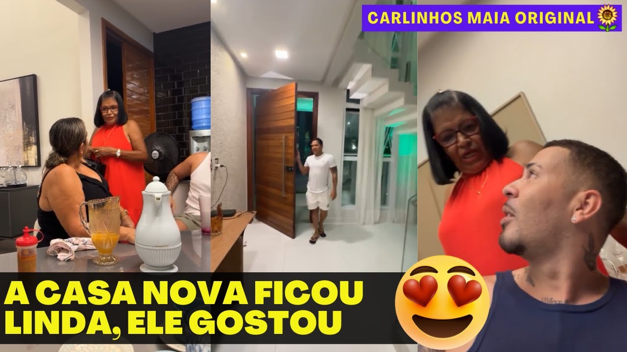A CASA NOVA | CARLINHOS MAIA GOSTOU DA CASA QUE O LUCAS GUIMARÃES DEU 😍😍 | CARLINHOS MAIA 🌻