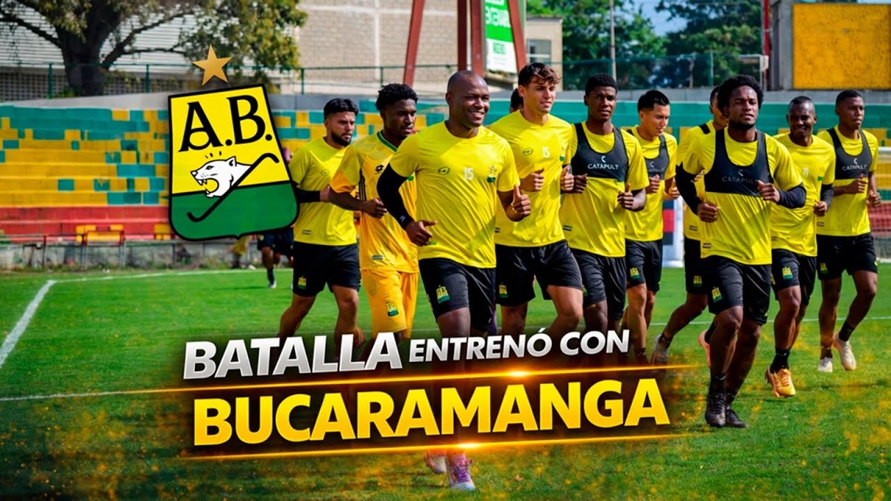 EMERSON BATALLA ENTRENÓ CON ATLÉTICO BUCARAMANGA