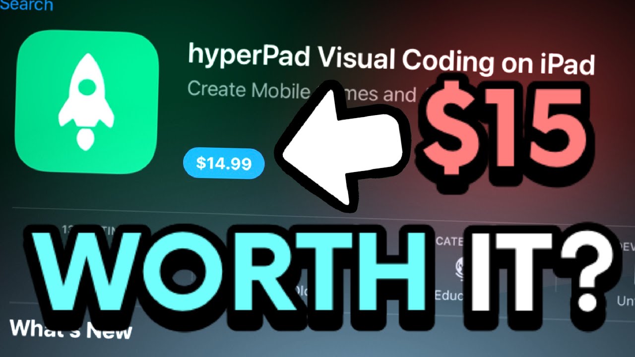 hyperPad Visual Coding on iPad: FULL REVIEW! (v1.29)