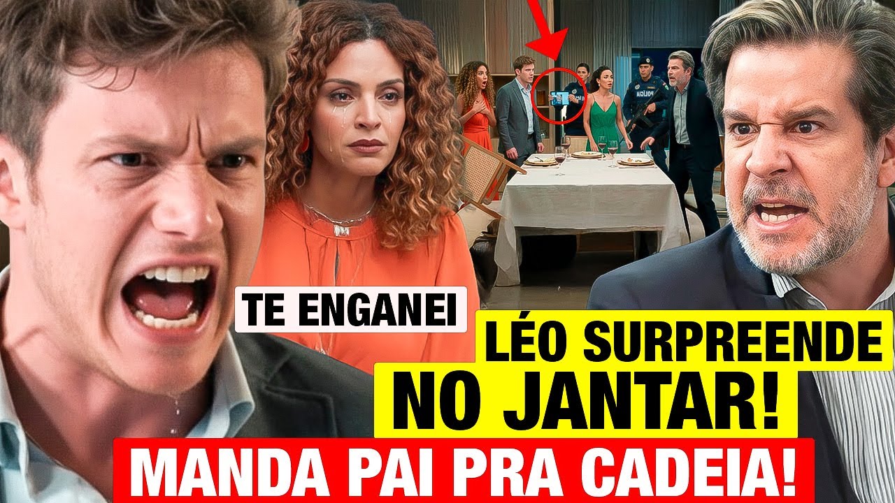 TRÊS GRAÇAS: Leonardo PARA JANTAR QUE FERETE DÁ PRA VIVIANE e faz ALGO SURPREENDENTE!