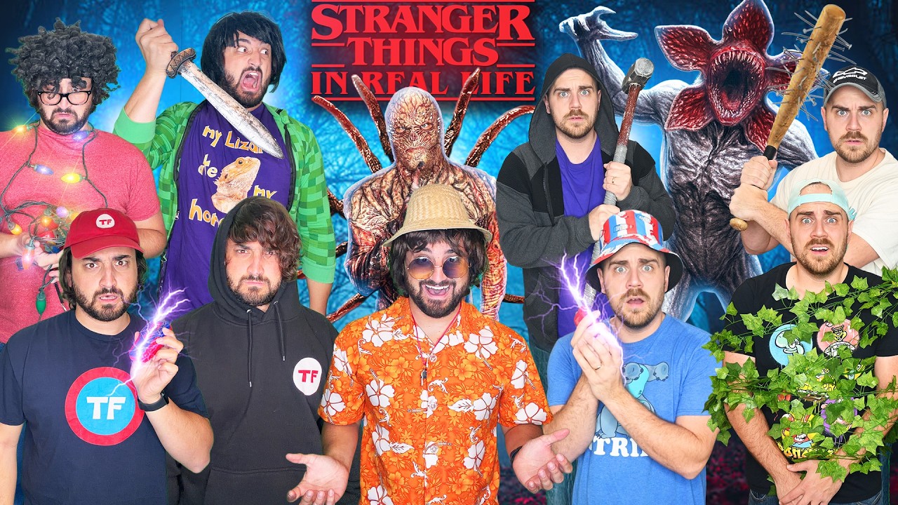 Stranger Things IN REAL LIFE! | ToneFrance & Friends