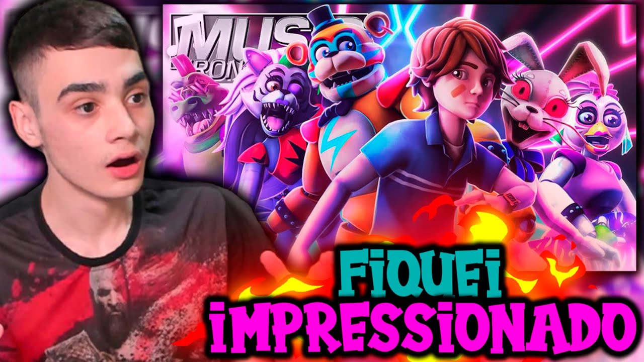 REACT | Rap do Five Nights at Freddy's (Security Breach) - BEM-VINDO AO PIZZAPLEX | IRON MASTER