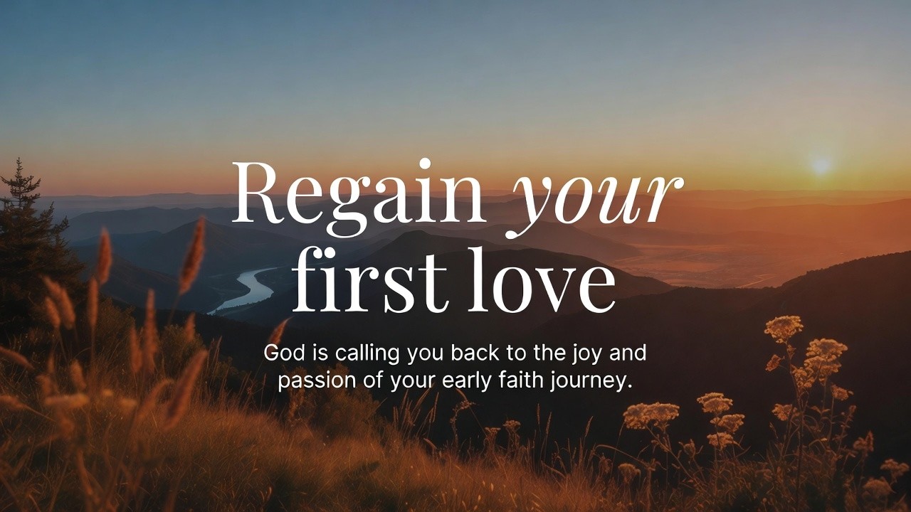 REGAIN YOUR FIRST LOVE || APOSTLE JOHN PAPANI KARGBO